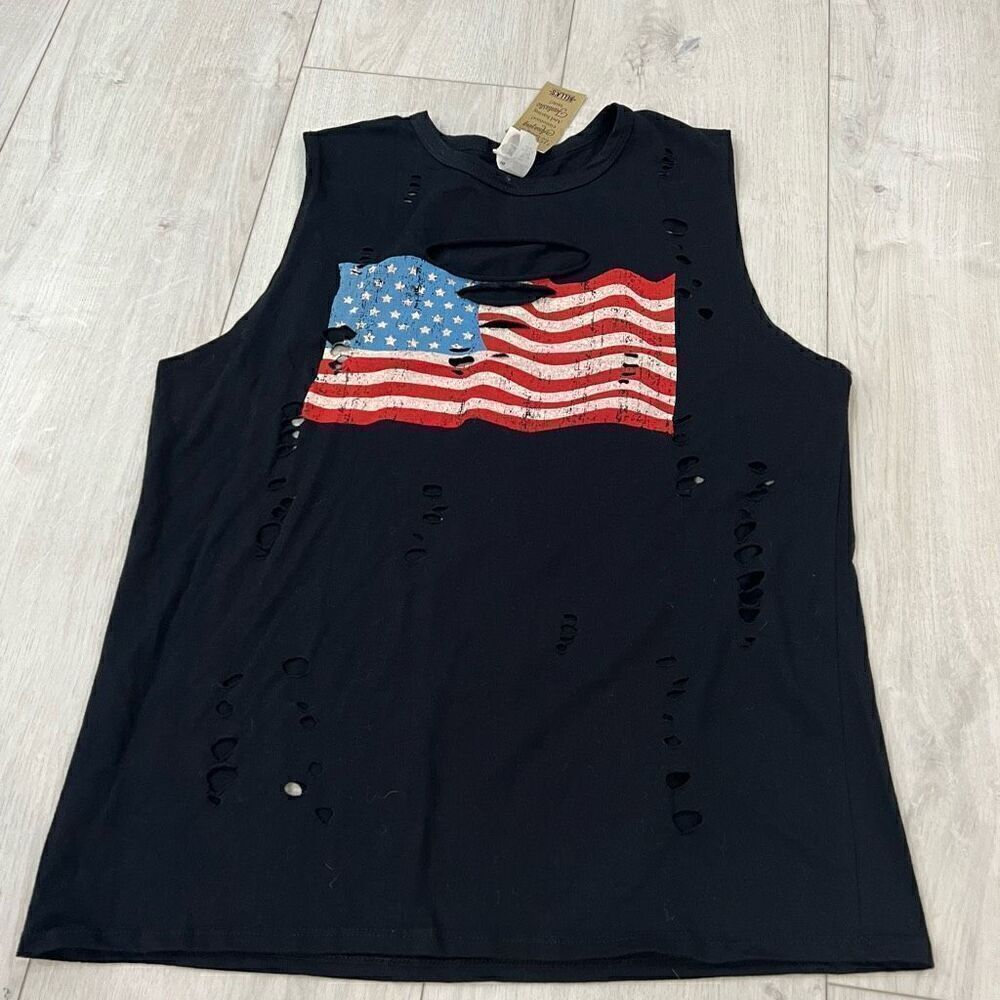 Color Bear women’s flag top size L